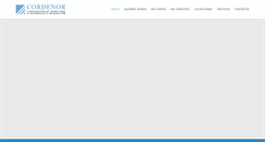 Desktop Screenshot of cordenor.cl